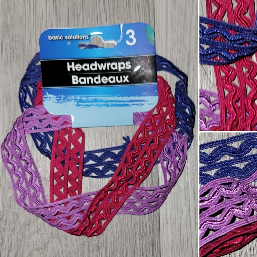 Headwrap Bandeaux headband accessories, up to Adult size